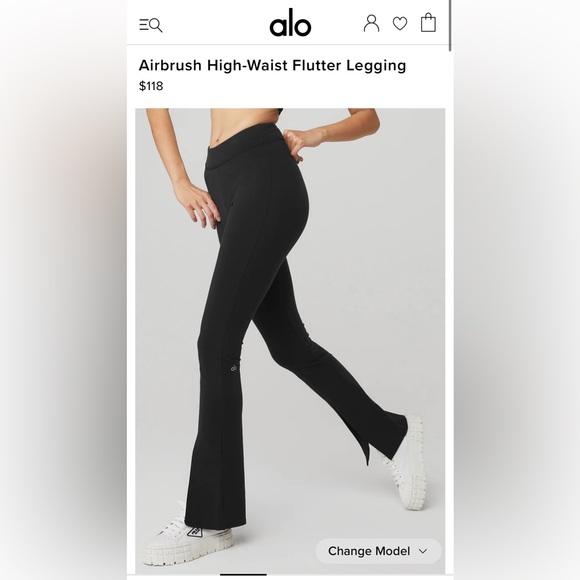 Alo high waist flutter legging - Picture 1 of 4